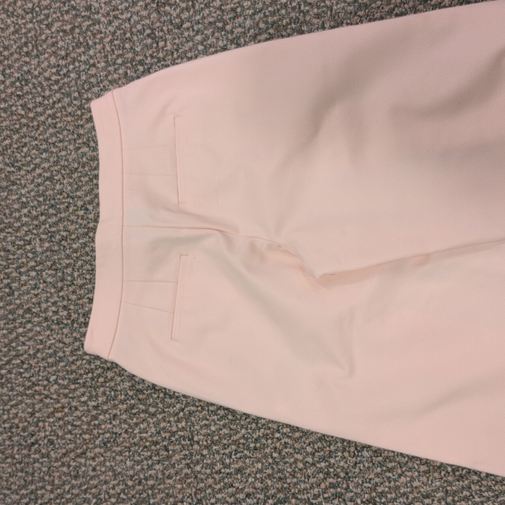 White House Black Market Perfect Form Crop Pants. Blush Color. Size 4R - Picture 4 of 10